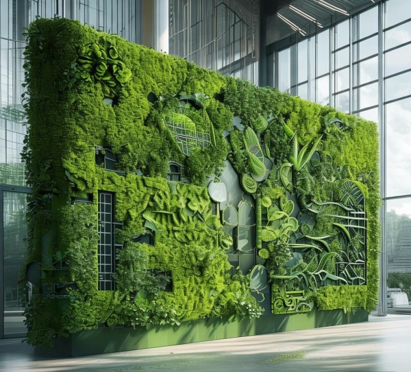 文明企业，绿色绽放的环保文化墙案例分享