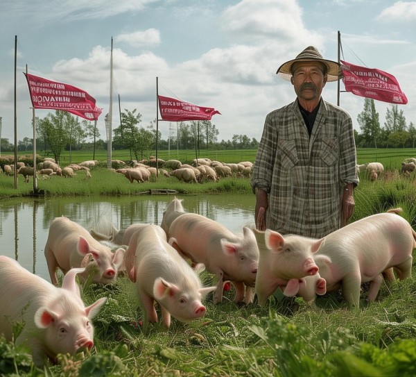 猪场多样性与和谐共生，企业文化守护生命，传承精神
