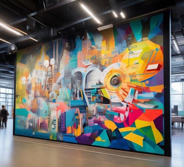 企业文化喷绘,视觉管理模式的视觉碰撞 企业文化喷绘,视觉管理模式的视觉碰撞