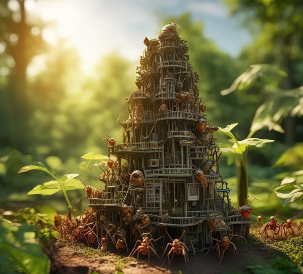 蚂蚁与智慧,蚁丘管理的创新解决方案 蚂蚁与智慧,蚁丘管理的创新解决方案