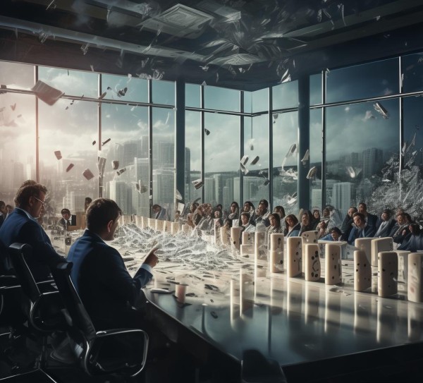 企业文化危机迅速破裂，企业面临严重危机