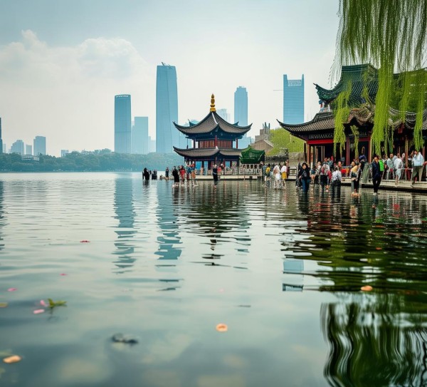 西湖，文化与经济的平衡，管理与服务的双重价值。