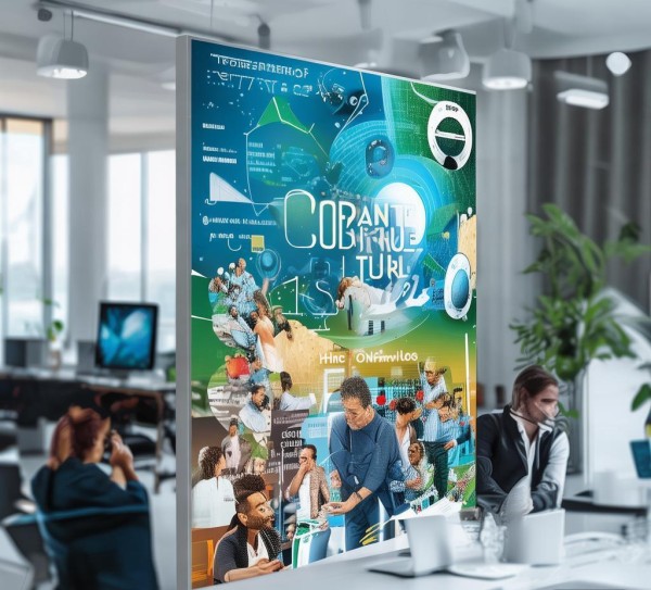 企业文化海报，企业精神的视觉传递