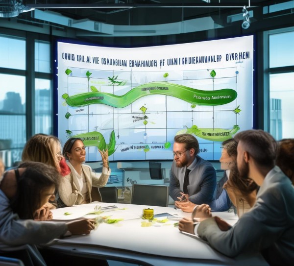 企业如何从理念到行动，实现可持续发展，通过长期规划和持续改进。