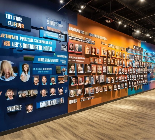 企业文化墙，凝聚力量，构建归属感引力场