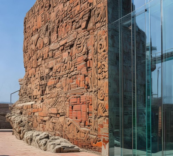 从砖石到玻璃，文化在砖墙中的传播，材质与文化碰撞的故事