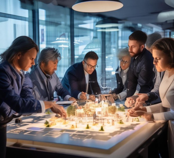 ITMC团队优化决策过程进行沙盘法模拟，展现决策科学性与团队优化能力