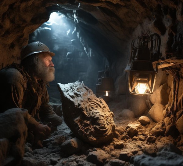 矿井文化的小案例，井中发现的古老文物与井工的启示