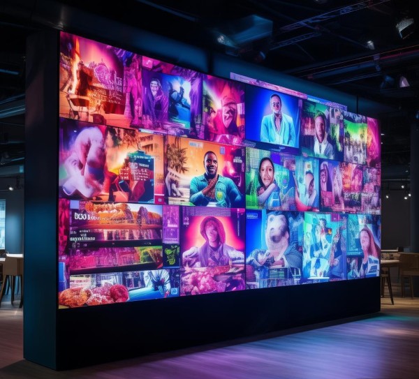 企业文化用液晶可视化，一场视觉盛宴，传递企业精神