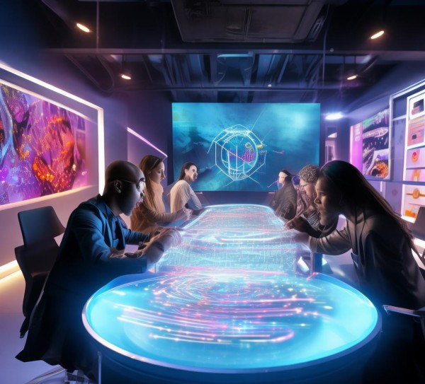 科技驱动的现代企业精神，最新企业文化案例以科技之光为标志