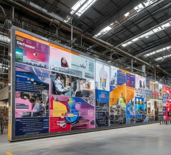 企业文化墙案例与图文展现 factory文化